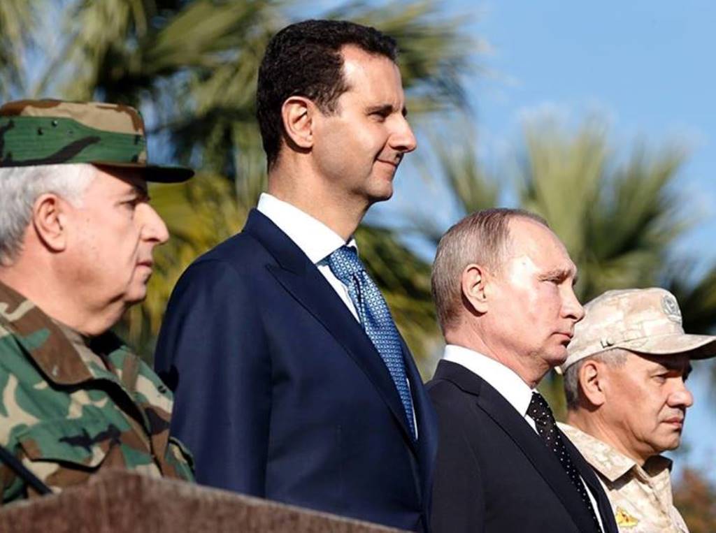 فيديو: بوتين خلال لقائه الرئيس الأسد في حميميم  في حال رفع الإرهابيون رأسهم من جديد سنوجه إليهم ضربات لم يروها من قبل