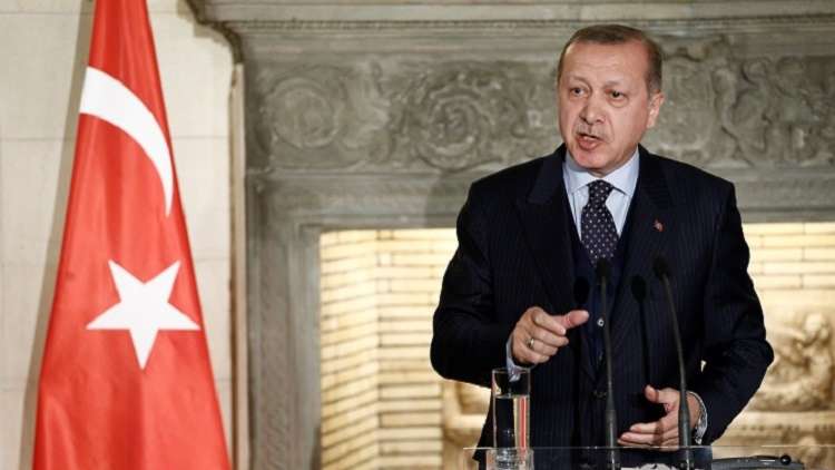 أردوغان: واشنطن شريكة في الدماء المسفوكة بقرارها عن القدس