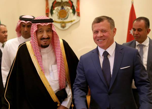 العاهلان الأردني والسعودي يبحثان تداعيات قرار ترامب بشأن القدس