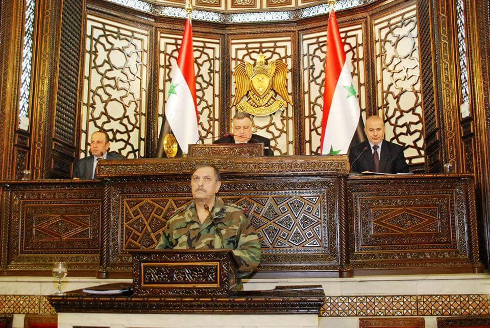الفريج أمام مجلس الشعب: الجيش سيواصل حربه ضد الإرهاب حتى تطهير جميع الأراضي السورية من رجسه