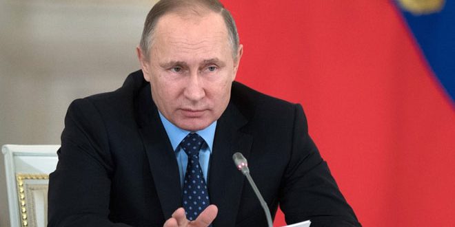 حزب روسيا العادلة يعلن دعمه لترشيح بوتين للانتخابات الرئاسية
