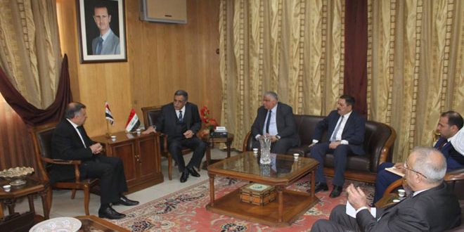 التوقيع على محضر اجتماع لاتفاقية ربط الطاقة الكهربائية بين العراق وسورية