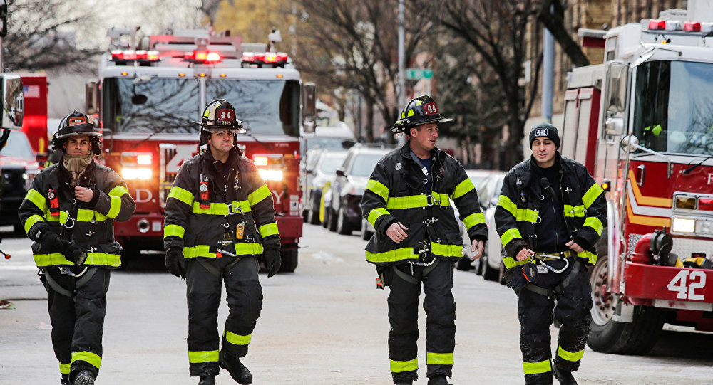 إصابة 12 شخصاً في حريق في نيويورك