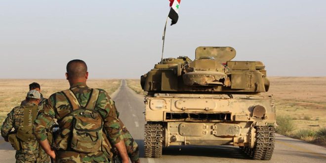 الجيش يواصل عملياته ضد إرهابيي "جبهة النصرة" ويحرر عشرات القرى والبلدات بريف إدلب