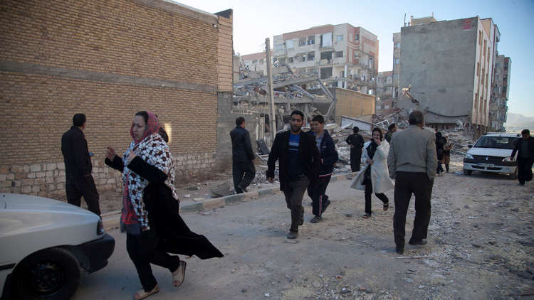 زلزال يهز مناطق في غرب ايران على الحدود مع العراق