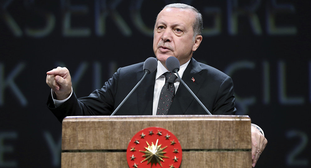 أردوغان يهدد بالقضاء على الجيش الذي ستشكله أمريكا في شمال سورية
