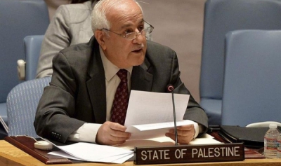 مندوب فلسطين لدى الأمم المتحدة: نرحب بمبادرة روسيا لتسوية قضية الشرق الأوسط