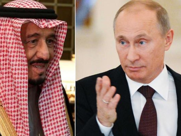 بوتين والملك سلمان يبحثان الوضع في سورية..وتطوير التنسيق في أسواق المحروقات العالمية