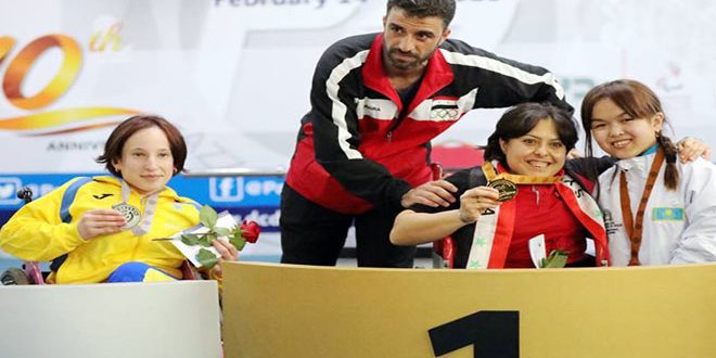 نورا بدور تحرز الميدالية الذهبية في بطولة فزاع الدولية للرياضات الخاصة