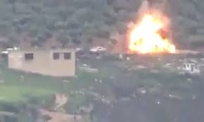 فيديو: لحظة تدمير عربة قتالية للعدوان التركي في راجو بمحيط عفرين
