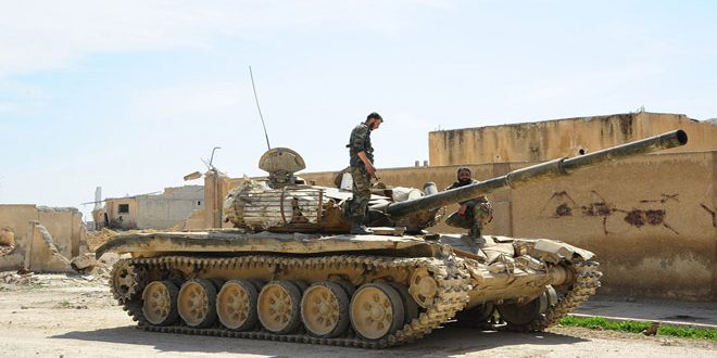 الجيش يواصل تقدمه في دك أوكار إرهابيي "جبهة النصرة" ويبسط سيطرته على قرية بيت سوا بالغوطة الشرقية