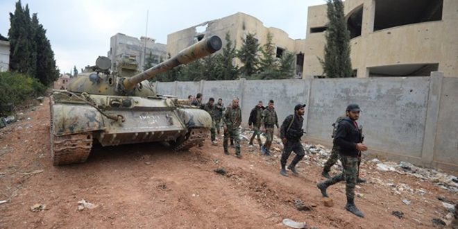فيديو: توثيق اقتحام الجيش العربي السوري حوش الظواهرة وتحرير المدرسة