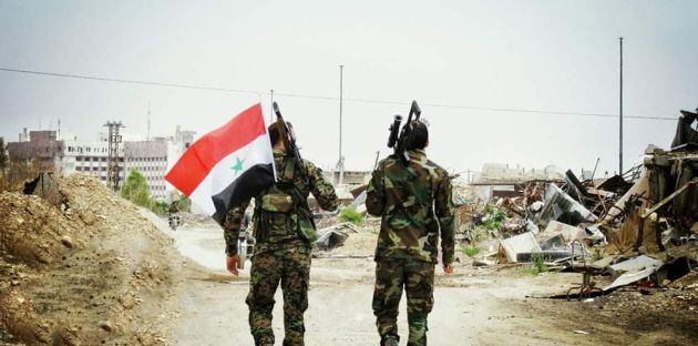 مشاهد لعمليات الجيش العربي السوري ضد التنظيمات الإرهابية وشطره للغوطة الشرقية