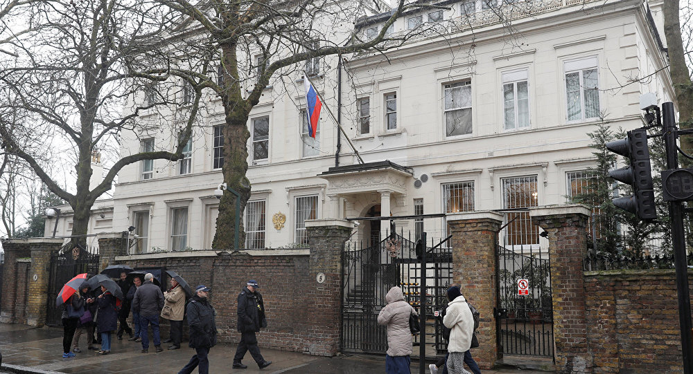 السفارة الروسية ترسل مذكرة إلى الخارجية البريطانية حول قضية سكريبال