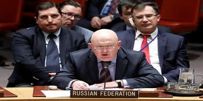 مندوب روسيا: دول الغرب تضيع الوقت ببيانات تضلل الواقع وتدعم المجموعات المسلحة في سورية