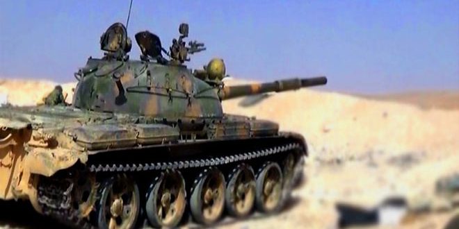 الجيش يحبط هجوما لإرهابيي “جبهة النصرة” على تل الدرة وقبة الكردي بريف حماة الشرقي