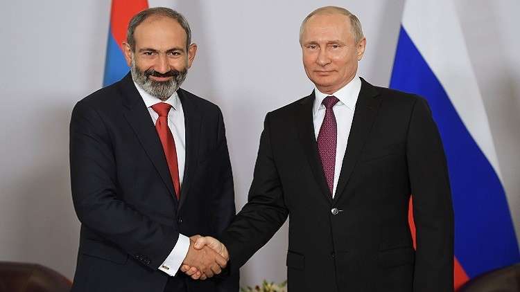 بوتين: روسيا ستعمل مع أرمينيا بنشاط في الساحة الدولية