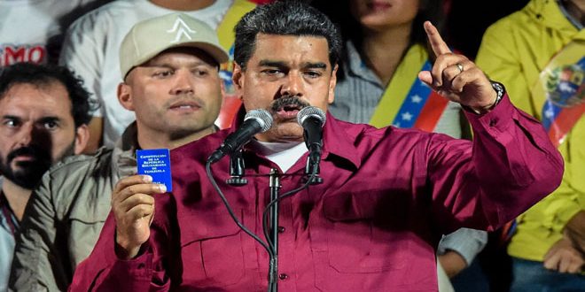 نيكولاس مادورو يفوز بولاية رئاسية ثانية في فنزويلا