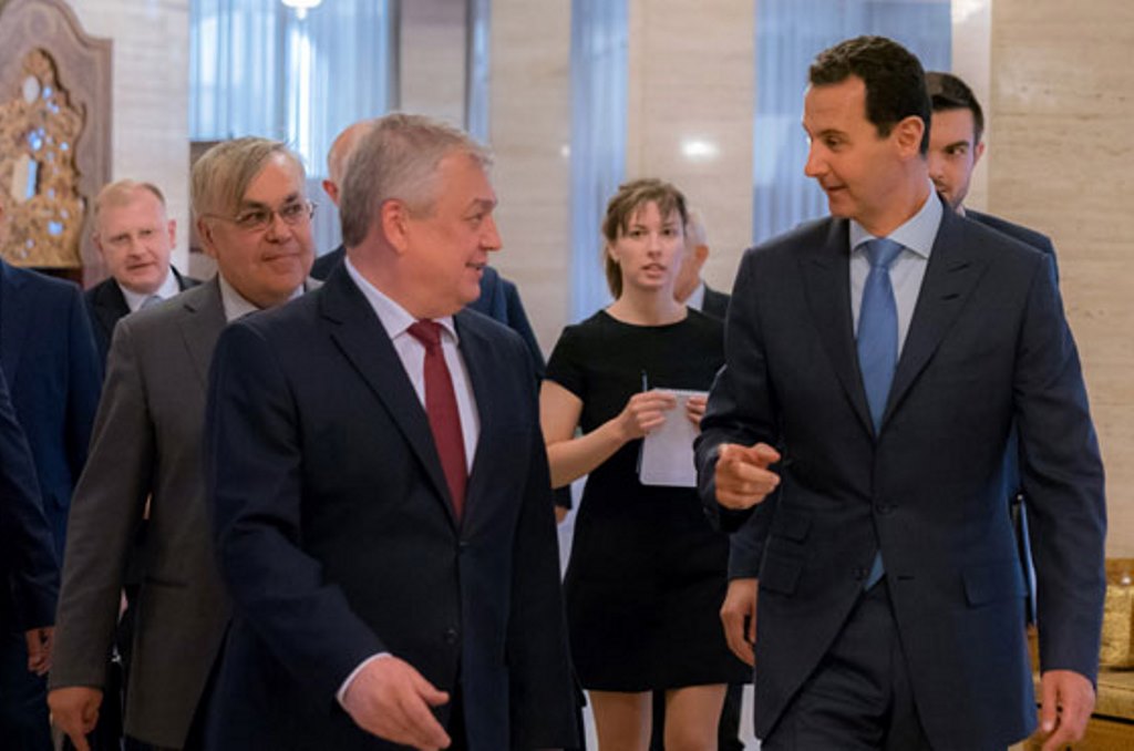 الرئيس الأسد خلال لقائه لافرنتييف: روسيا شريكة بالانتصارات في سورية والتي لن تتوقف حتى القضاء على آخر إرهابي
