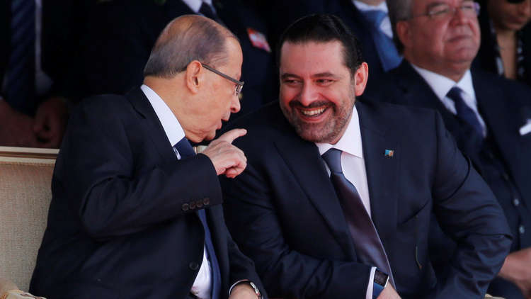 عون يكلف الحريري بتشكيل الحكومة اللبنانية