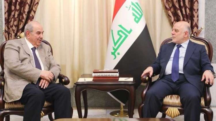 العبادي وعلاوي يناقشان تشكيل الحكومة العراقية المقبلة