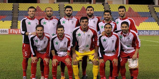 منتخب سورية يحقق أفضل مركز في تاريخه في تصنيف الاتحاد الدولي لكرة القدم