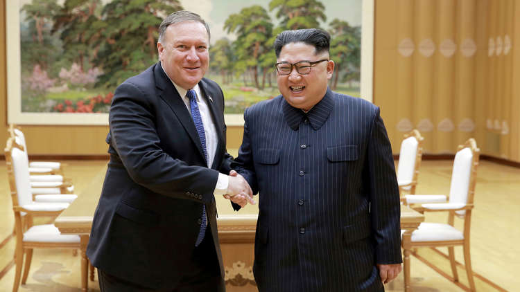 بومبيو يجتمع قريبا مع كيم في كوريا الشمالية