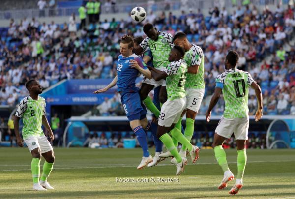 مونديال2018: نيجيريا تعقد حسابات المجموعة الرابعة بثنائية في أيسلندا