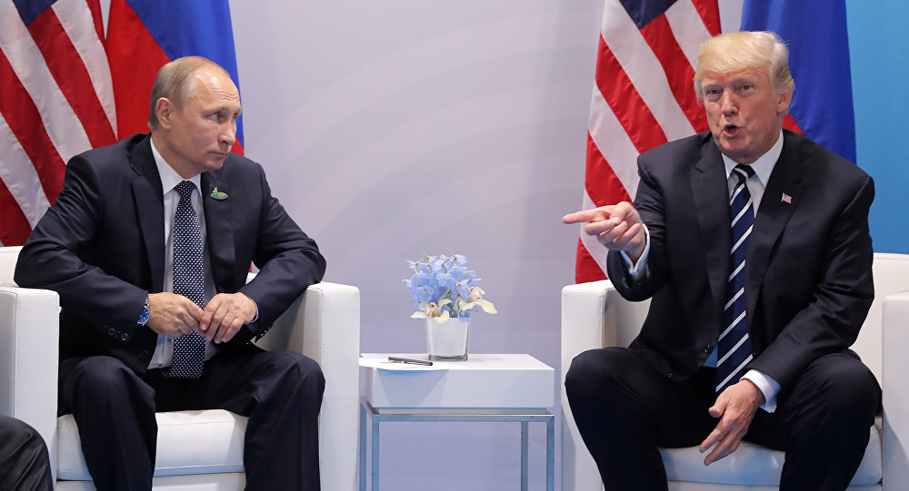 ترامب يأمل بأن يؤدي اللقاء مع بوتين إلى التعاون البناء