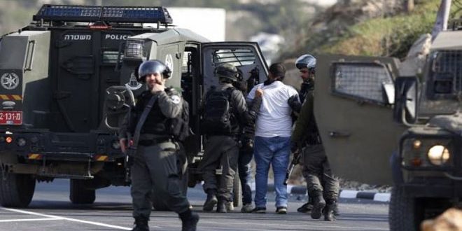 الاحتلال الإسرائيلي يعتقل 11 فلسطينياً في الضفة الغربية