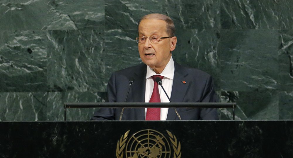 الرئيس اللبناني يدعو الأمم المتحدة لمساعدة بلاده في ترسيم الحدود مع إسرائيل