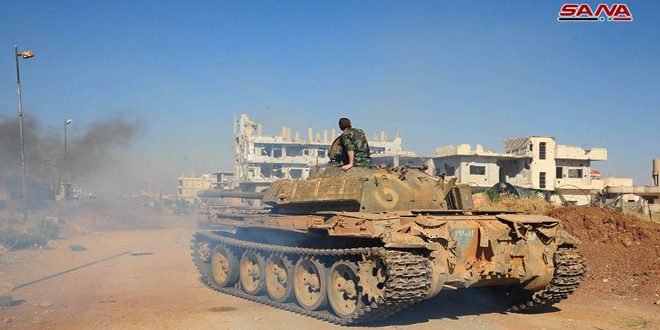 الجيش يستعيد السيطرة على تل الحارة الاستراتيجي في ريف درعا ويحرر قرية مسحرة وتل مسحرة بريف القنيطرة