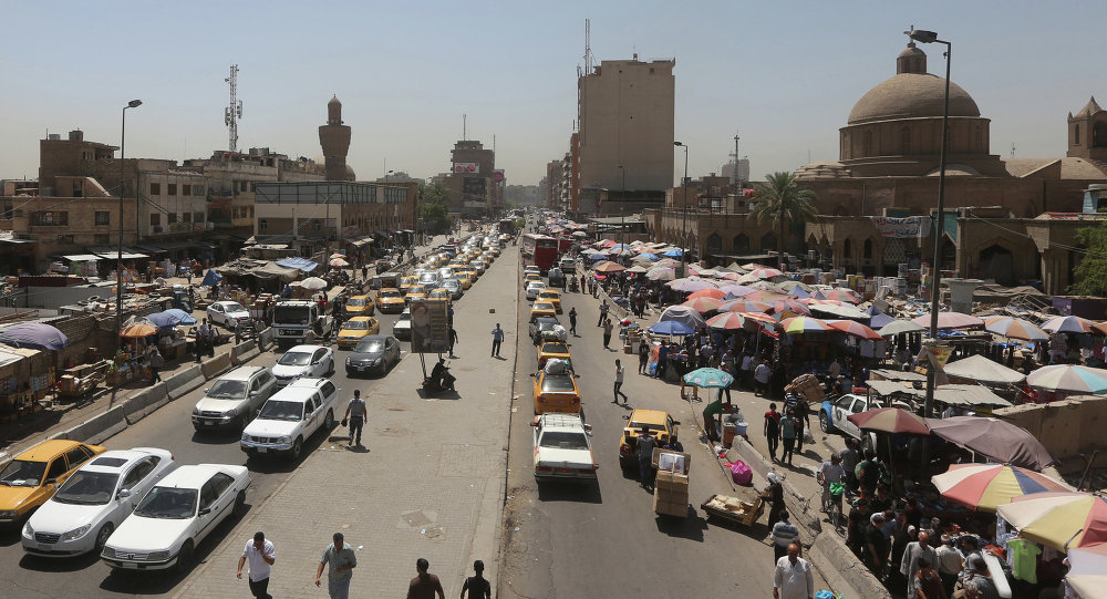 انسحاب المتظاهرين وفتح الطرق المؤدية لساحة التحرير وسط بغداد