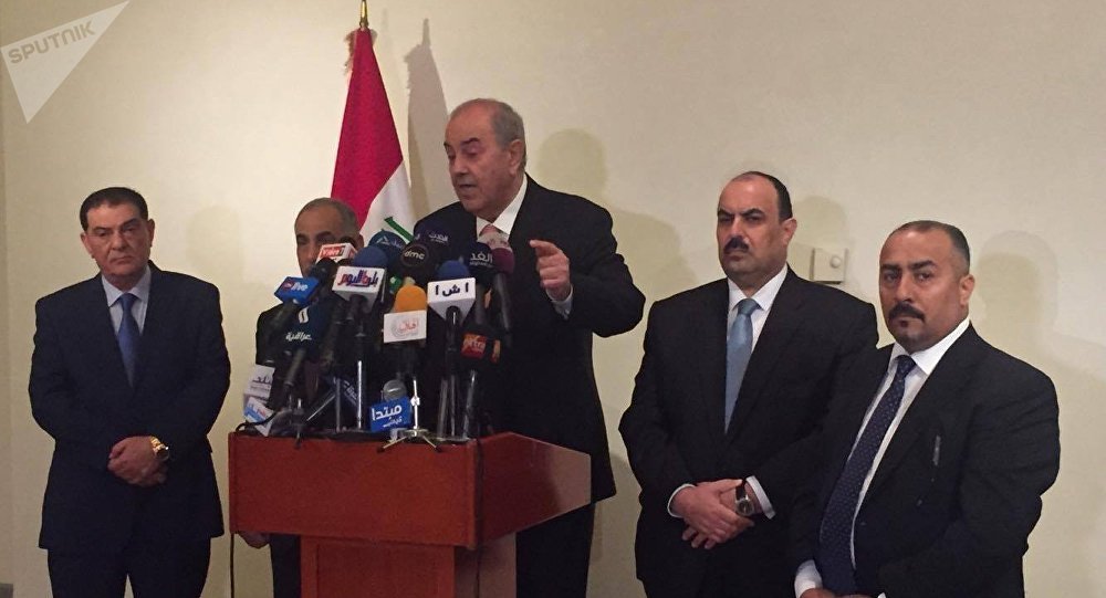 علاوي يدعو لتشكيل حكومة عراقية جديدة تضم أقطاب سياسية متنوعة
