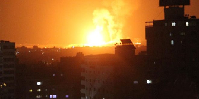 طائرات الاحتلال الإسرائيلي تجدد عدوانها على قطاع غزة