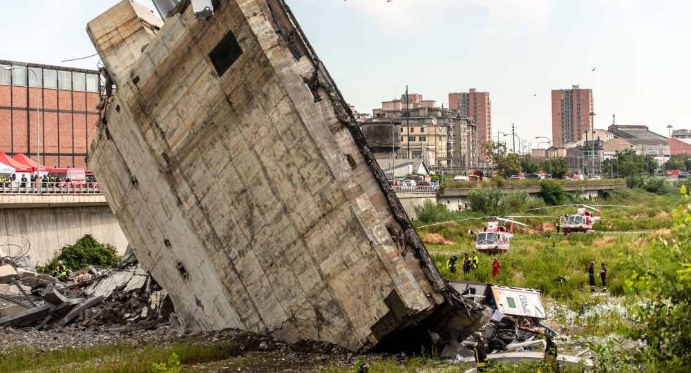إيطاليا: انهيار جسر جنوة سببه "خطأ بشري"
