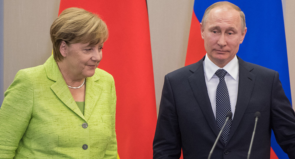 رجال الأعمال الألمان يرحبون بقمة بوتين وميركل المرتقبة