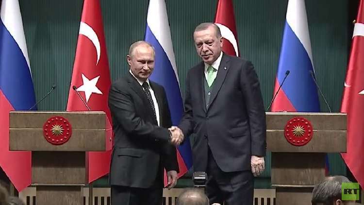 بوتين وأردوغان يبحثان سورية والقدس و"أس - 400"