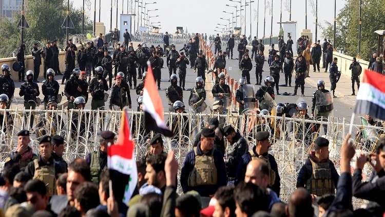 تجدد المظاهرات في بغداد ومدن الجنوب العراقي