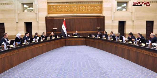 مجلس الوزراء يستعرض استعدادات الوزارات لمعرض دمشق الدولي ويقر خطة تطوير منظومة التعليم العالي