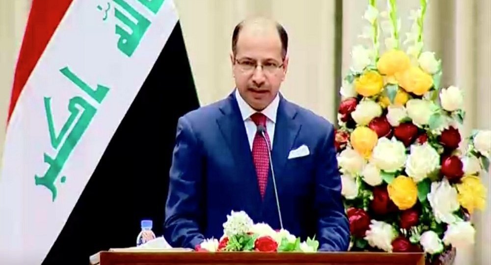 الجبوري يدعو أمام أعضاء البرلمان الجديد إلى الاعتذار للشعب العراقي