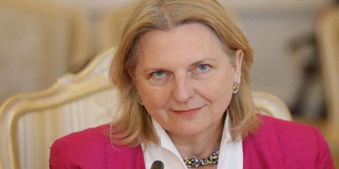 وزيرة خارجية النمسا تدعو الدول الأوروبية للنظر إلى روسيا كشريك