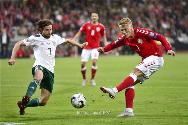 إيركسن يقود الدنمارك لعبور ويلز بثنائية في دوري الأمم الأوروبية
