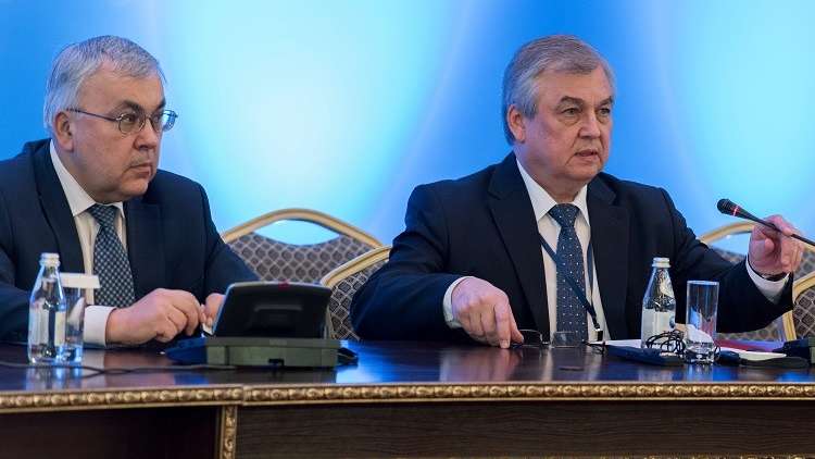 دبلوماسيون روس يجرون مشاورات حول سورية في جنيف