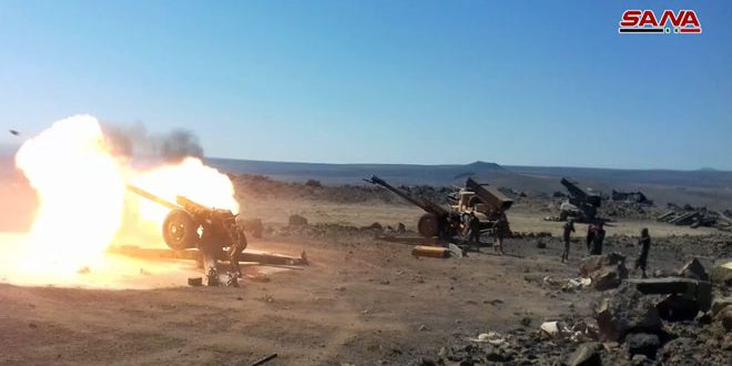 وحدات الجيش تشدد إحكام الطوق على من تبقى من إرهابيي "داعش" في منطقة تلول الصفا