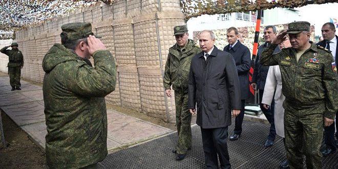 بوتين: يجب أن يكون الجيش الروسي مستعدا للدفاع عن سيادة وأمن البلاد ودعم الحلفاء