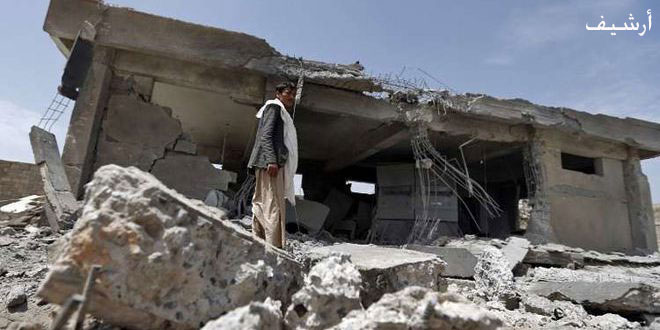 مقتل ثمانية يمنيين بمجزرة لطيران تحالف نظام بني سعود على الحديدة