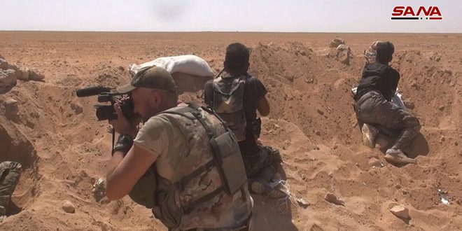 الجيش يحرر عدة مناطق في عمق البادية السورية