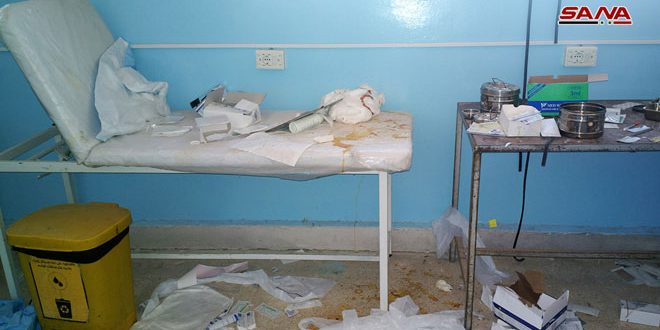 العثور على مشفى متكامل للإرهابيين وأدوية إسرائيلية وسيارة إسعاف بريطانية في قرية بريقة بريف القنيطرة