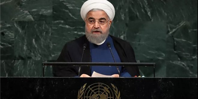روحاني: أمن الشعوب ليس لعبة بيد الولايات المتحدة ومجلس الأمن ليس دائرة أميركية